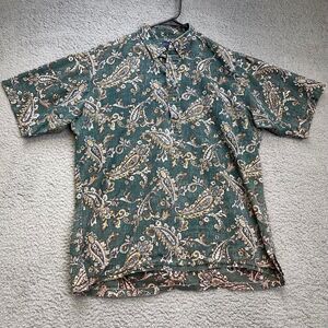 Ono & Company Hawaiian Shirt Mens Large by Liberty House Aloha Button Up